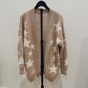 Altar'd State Beige Star Cardigan